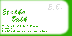 etelka bulk business card
